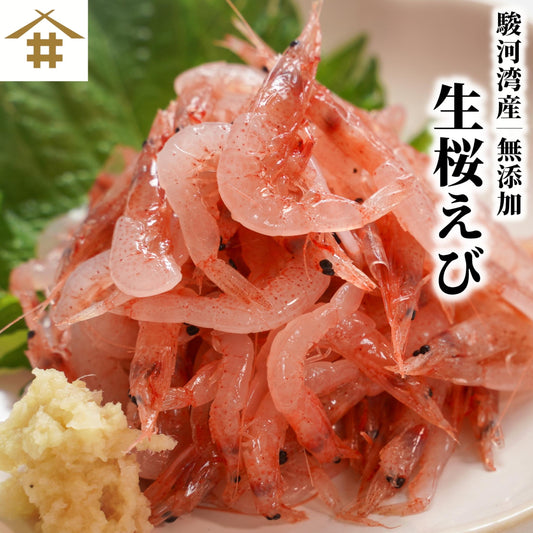 【本州送料無料】駿河湾 大井川港水揚げ 生桜えび 100g×1〜5パック｜冷凍小分け お店 冷凍