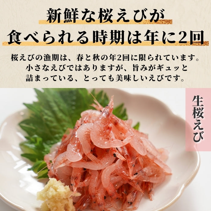 【本州送料無料】福袋お試し海鮮セット 駿河湾産 生しらす＆生桜えび（各100g×2）｜刺身・海鮮丼用 さかな 冷凍