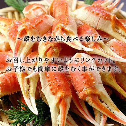 【本州送料無料！最大2,500円OFF】 ズワイガニ爪 4Lサイズ 1kg（21～25個）｜ボイル済・冷凍・ギフト・鍋料理に最適 さかな 冷凍